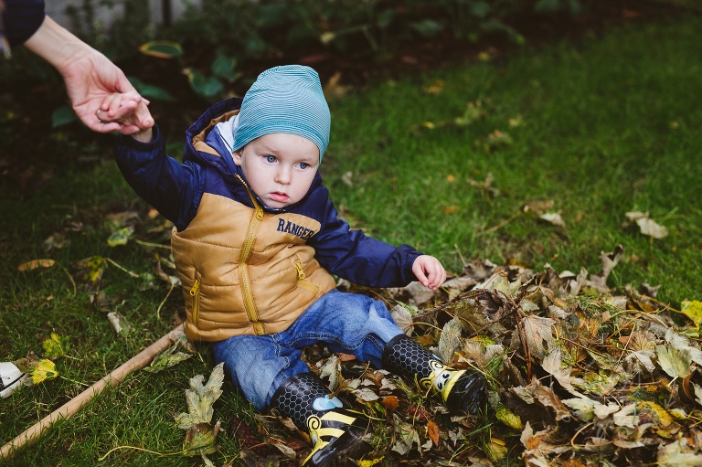 jesienna sesja rodzinna lifestyle