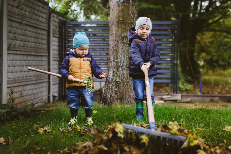 jesienna sesja rodzinna lifestyle