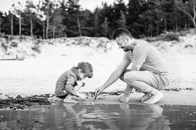 sesja rodzinna na plaży