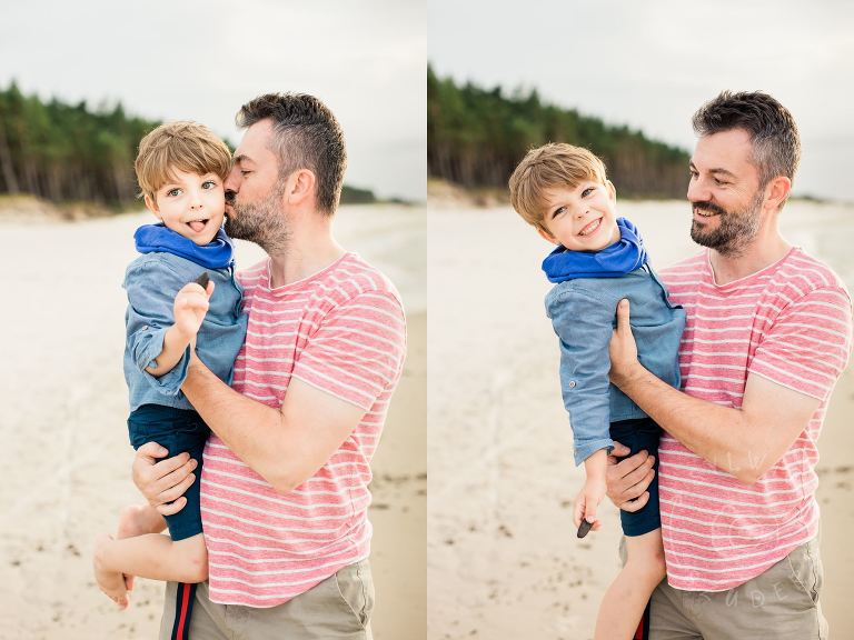 sesja rodzinna na plaży