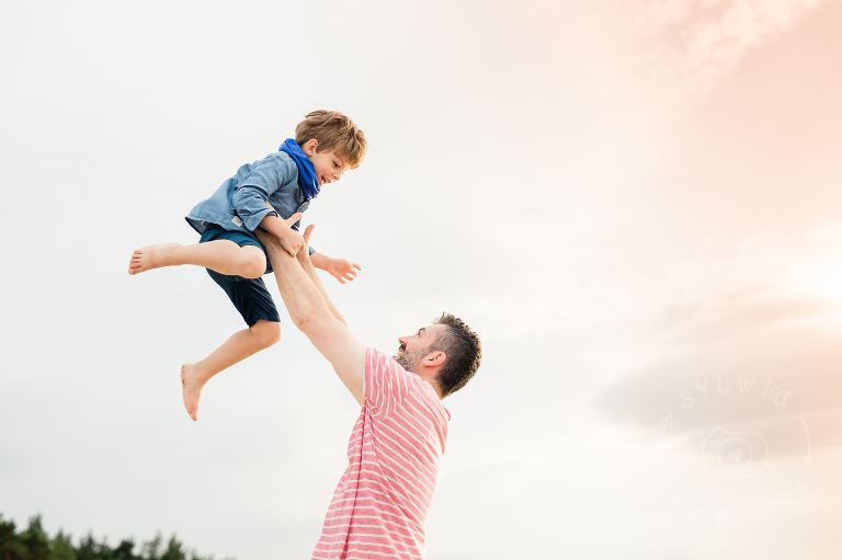 sesja rodzinna na plaży