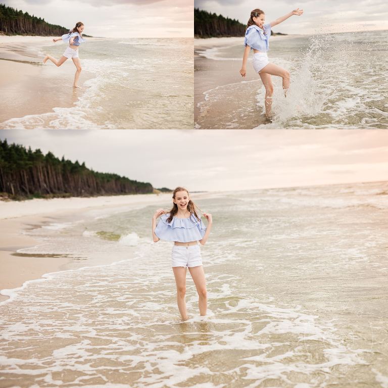 sesja rodzinna na plaży
