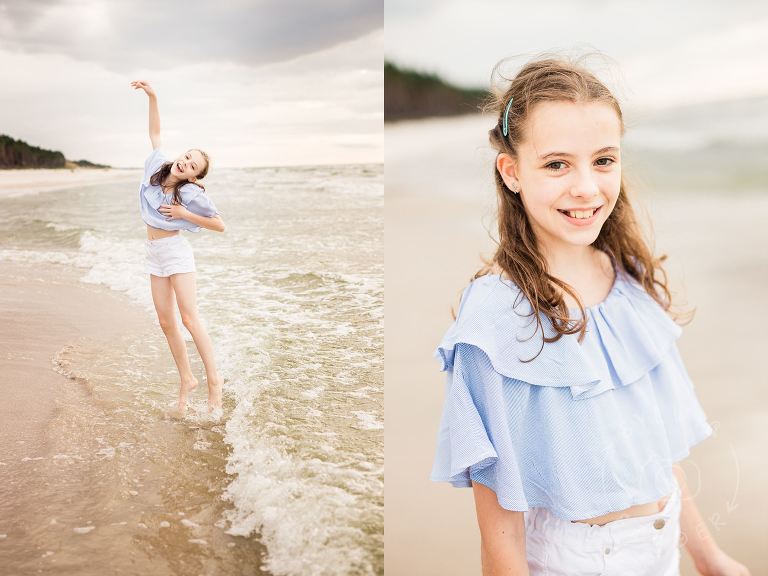 sesja rodzinna na plaży