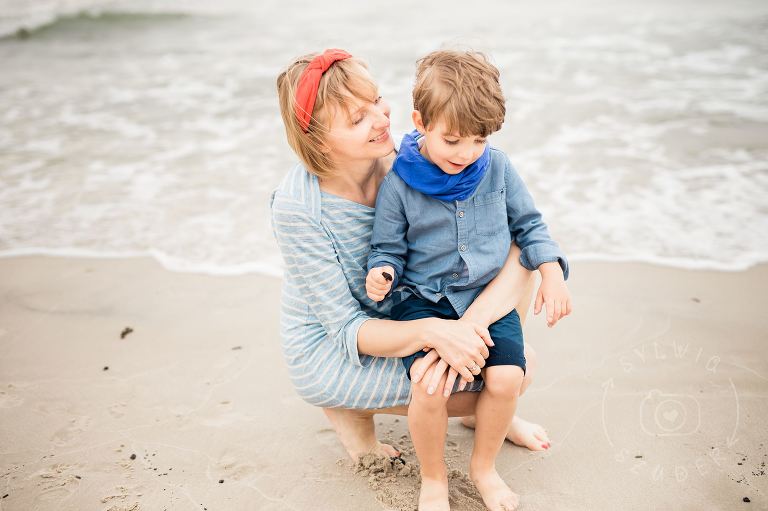 sesja rodzinna na plaży