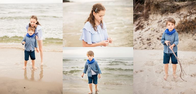sesja rodzinna na plaży