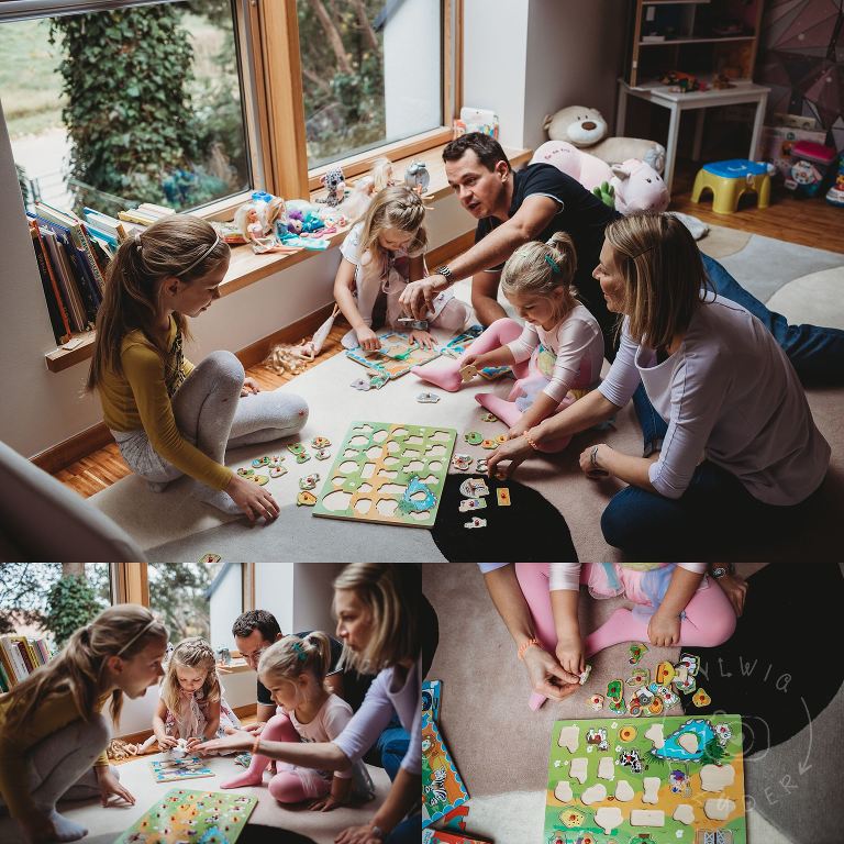 domowa sesja dokumentalna