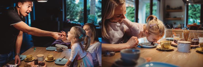 rodzinny podwieczorek w domu